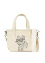 Afbeelding in Gallery-weergave laden, Karl Lagerfeld IKON CHOUP RHNSTN SM SHOPPER Natural
