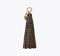 Kurt Geiger 691-TASSEL CRYSTALS CHARM-BROWN/OTH-SUEDE