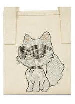 Afbeelding in Gallery-weergave laden, Karl Lagerfeld IKON CHOUP RHNSTN SM SHOPPER Natural
