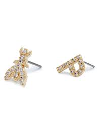 Patrizia Pepe ORECCHINI/EARRINGS Gold/Crystal