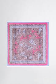 Liu JO FOULARD-DARK PINK