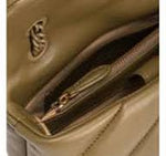 Afbeelding in Gallery-weergave laden, Pinko Mini Love Bag Puff in colour-block nappa leather khaki
