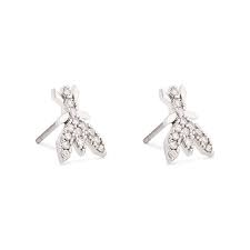 Patrizia Pepe ORECCHINI/EARRINGS Silver/crystal