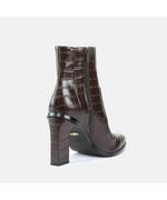 Afbeelding in Gallery-weergave laden, Buffalo Zoe Ankle Brown Croco
