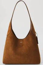 Coach suede brooklyn shoulder bag 28 Warm Brown
