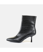 Afbeelding in Gallery-weergave laden, Buffalo Willow Bootie Croco Black
