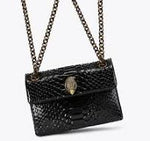 Afbeelding in Gallery-weergave laden, Kurt Geiger 690-LEATHER MD KENSINGTON-BLACK-SNAKE PRINT

