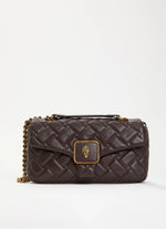 Afbeelding in Gallery-weergave laden, Kurt Geiger Pimlico Bag Dark Brown Leather
