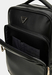 Guess  NOROM ZIP ARND TRAVEL BACKPACK BLACK