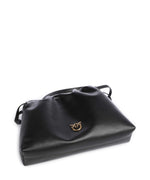Afbeelding in Gallery-weergave laden, Pinko MINI CLUTCH NERO-ANTIQUE GOLD
