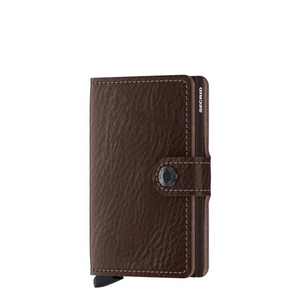 Miniwallet Veg Espresso Brown