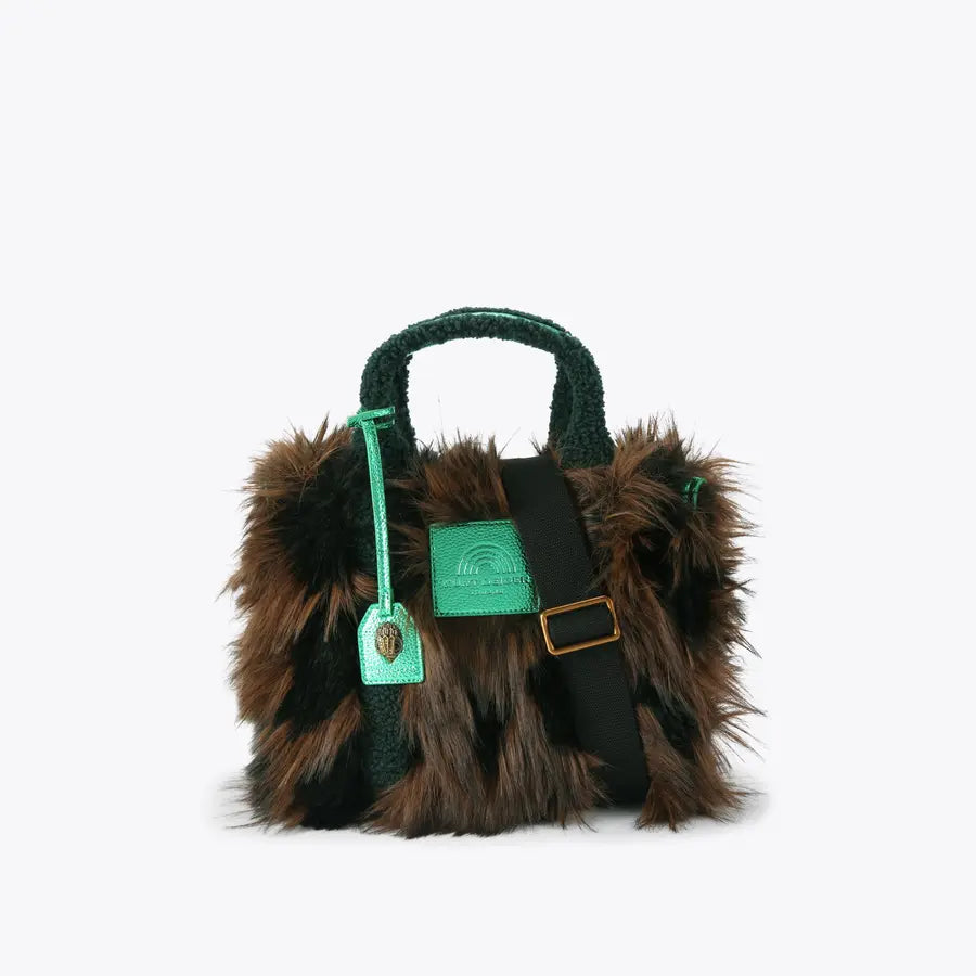 Kurt Geiger 690-F FUR SM SOUTHBANK TOTE-DK BRN COM-OTHERS
