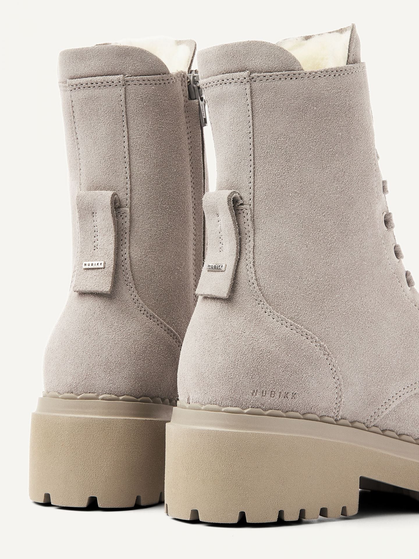 Nubikk Fae Bobbi Fur Stone Suede