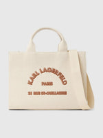 Afbeelding in Gallery-weergave laden, Karl Lagerfeld K/RSG Square Patch MD Tote Natural
