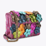 Afbeelding in Gallery-weergave laden, Kurt Geiger 690-MD KENSINGTON DAISY-FUSHIA CMB-FABRIC
