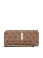 Afbeelding in Gallery-weergave laden, Guess YVONNE LOGO SLG LRG ZIP AROUND LATTE LOGO
