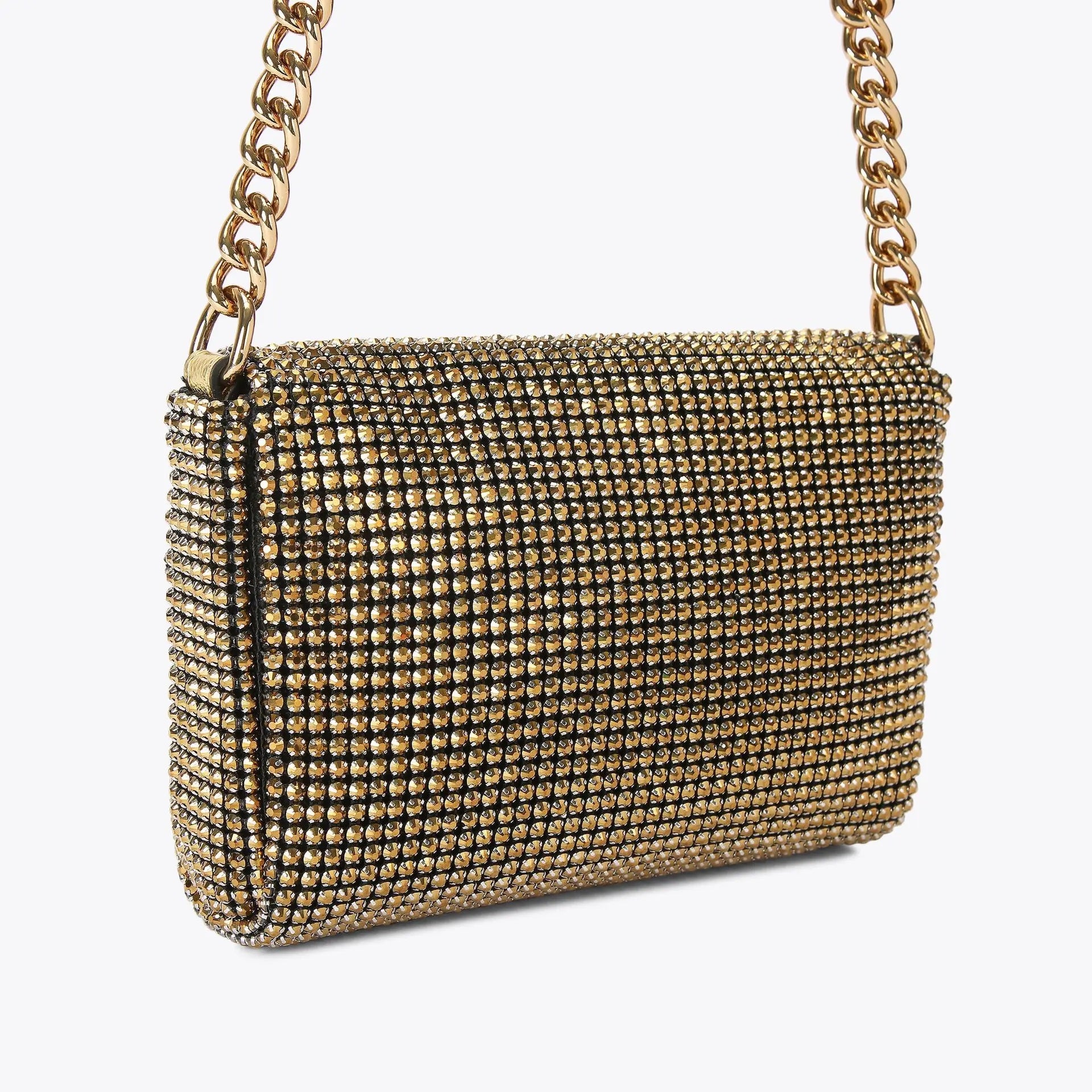 Kurt Geiger SM Party Shoulder Bag Gold
