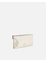 Afbeelding in Gallery-weergave laden, Pinko FLAT PURSE MINI METALLIC SUEDE ORO-MATT GOLD

