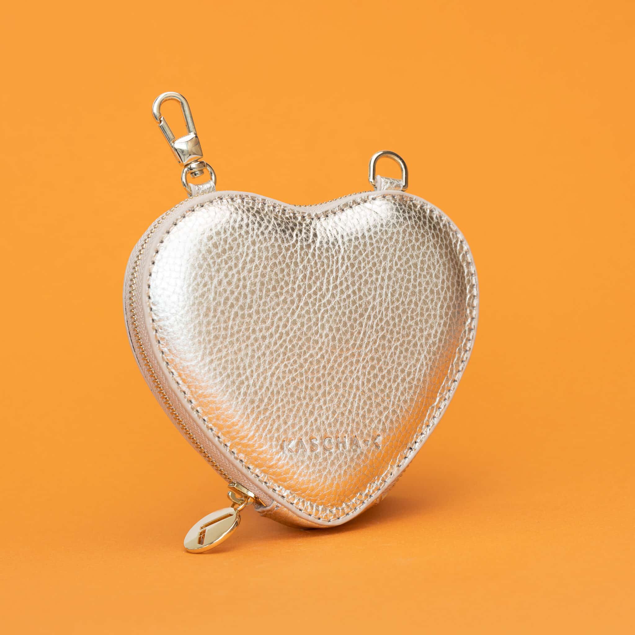 Kascha-C Wallet heart Gold
