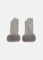 Afbeelding in Gallery-weergave laden, LIU JO FAKE FUR - GLOVES  GRIGIO GHIACCIO
