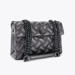 Afbeelding in Gallery-weergave laden, Kurt Geiger Kensington Bag Drench Gunmetal Leather
