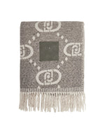 Afbeelding in Gallery-weergave laden, LIU JO LOGO - SCARF/SHAWL   GREY CLOUD
