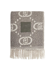 LIU JO LOGO - SCARF/SHAWL   GREY CLOUD