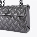 Afbeelding in Gallery-weergave laden, Kurt Geiger Kensington Bag Drench Gunmetal Leather

