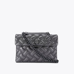 Afbeelding in Gallery-weergave laden, Kurt Geiger Kensington Bag Drench Gunmetal Leather
