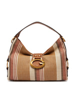 Afbeelding in Gallery-weergave laden, Guess CAMDEN SHOULDER BAG COGNAC MULTI
