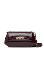 Afbeelding in Gallery-weergave laden, Guess CARMELLA CROSSBODY FLAP BURGUNDY LOGO
