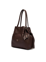 Afbeelding in Gallery-weergave laden, Guess KARIMA DRAWSTRING TOTE BROWN
