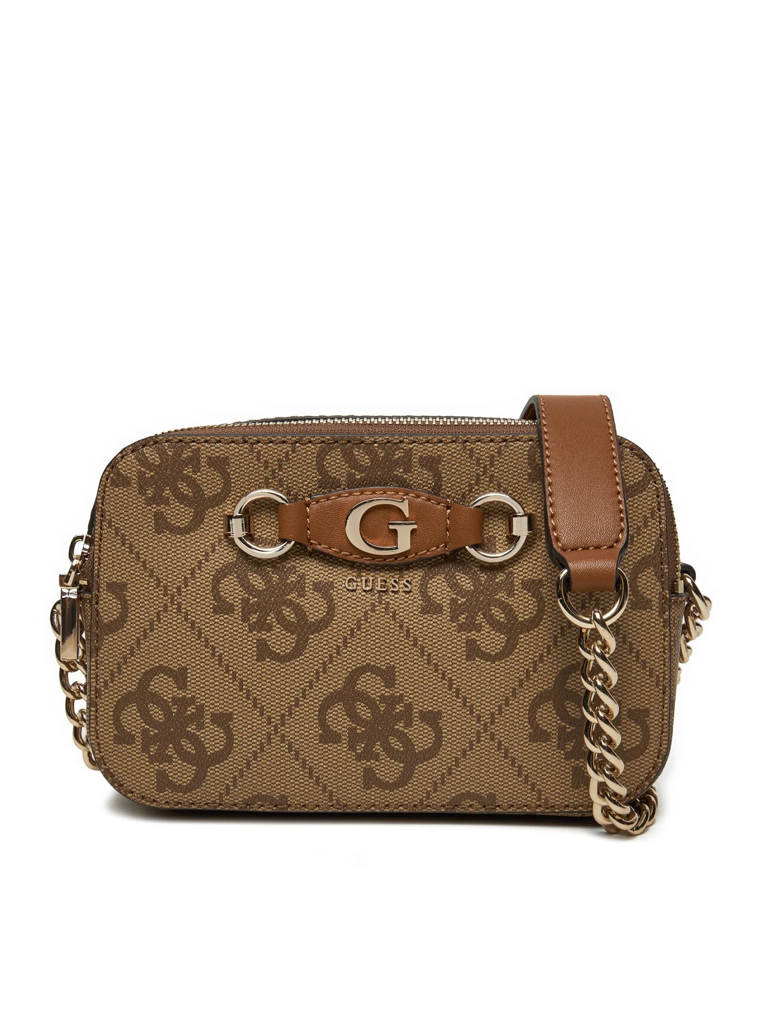 Guess IZZY CAMERA BAG LATTE LOGO