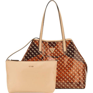 Guess TUANA LARGE TOTE BROWN LOGO