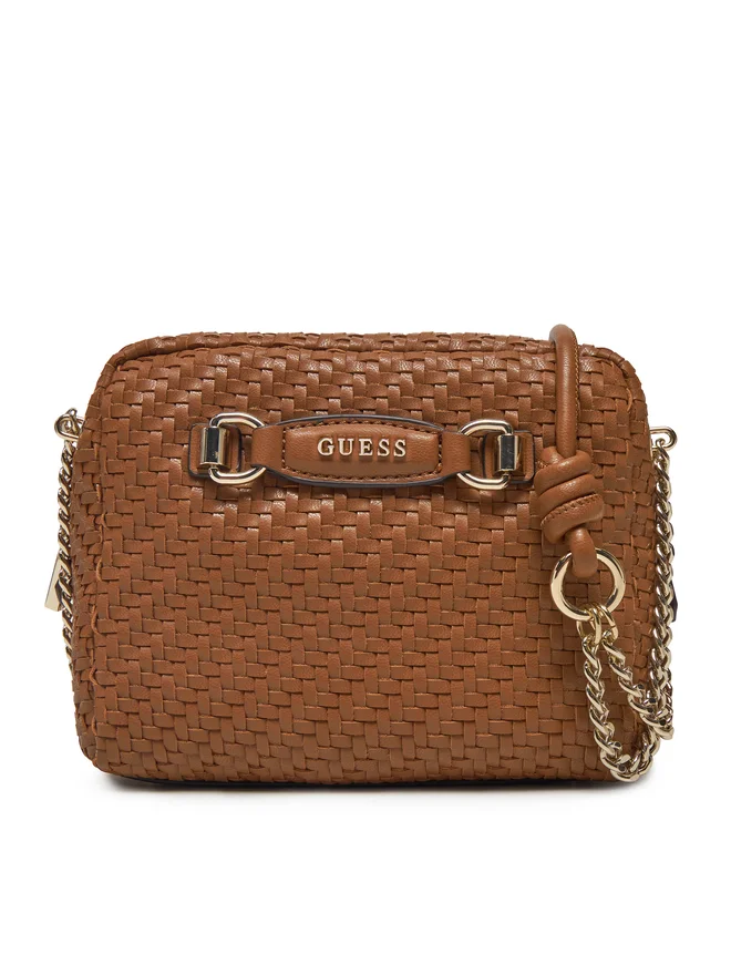 Guess FRANCY CAMERA CROSSBODY COGNAC