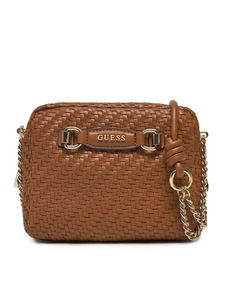 Guess FRANCY CAMERA CROSSBODY COGNAC