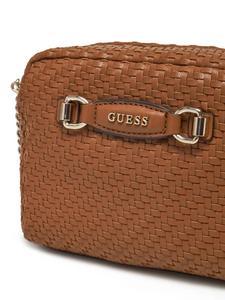 Guess FRANCY CAMERA CROSSBODY COGNAC
