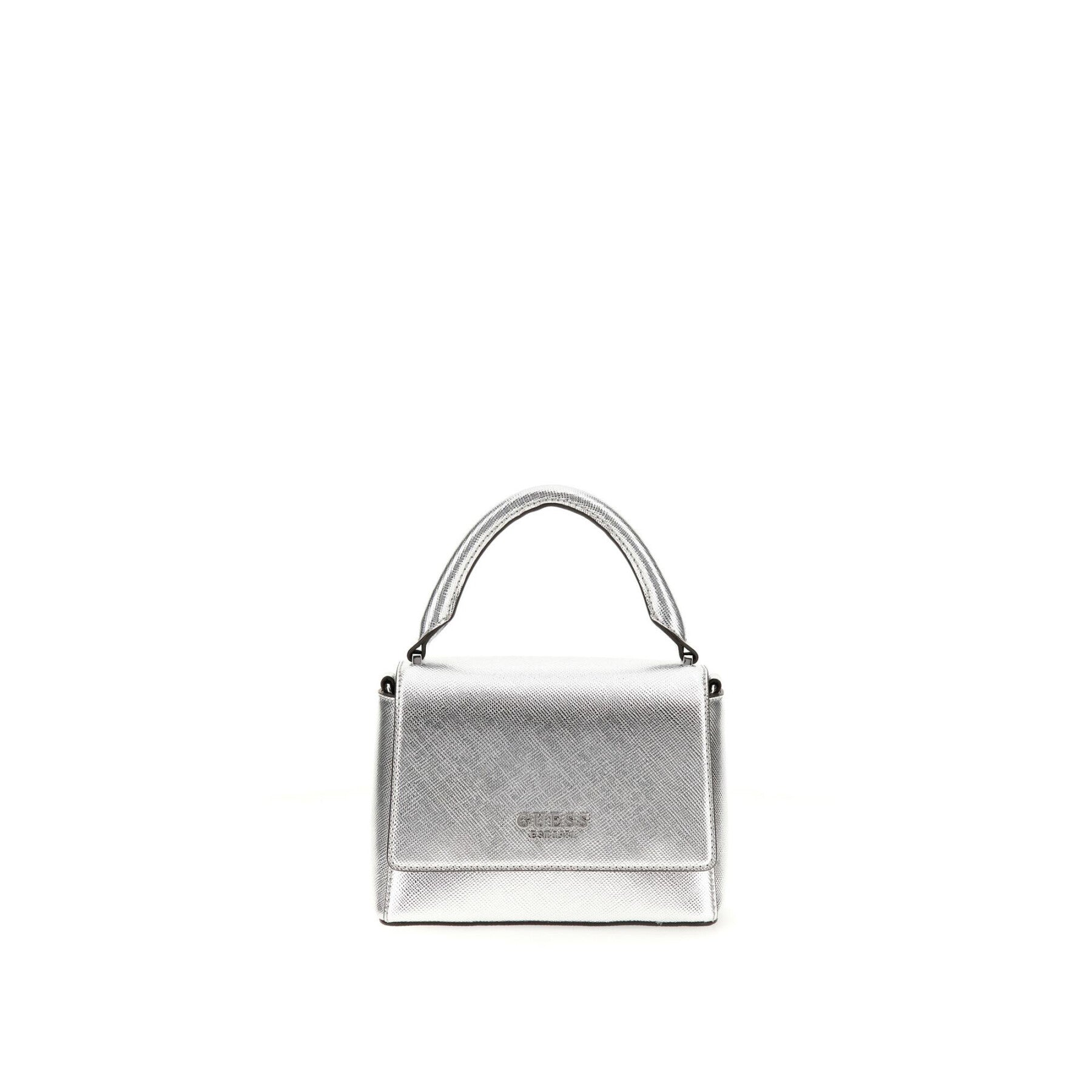 Guess  FEDANA TOP HANDLE FLAP SILVER