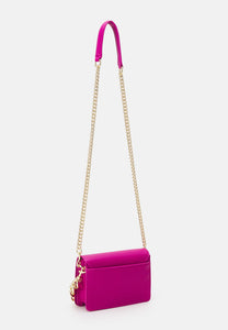 Versace jeans couture crossbody logo lock roze