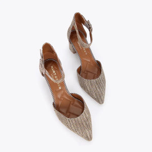 Kurt Geiger burlington beige fabric