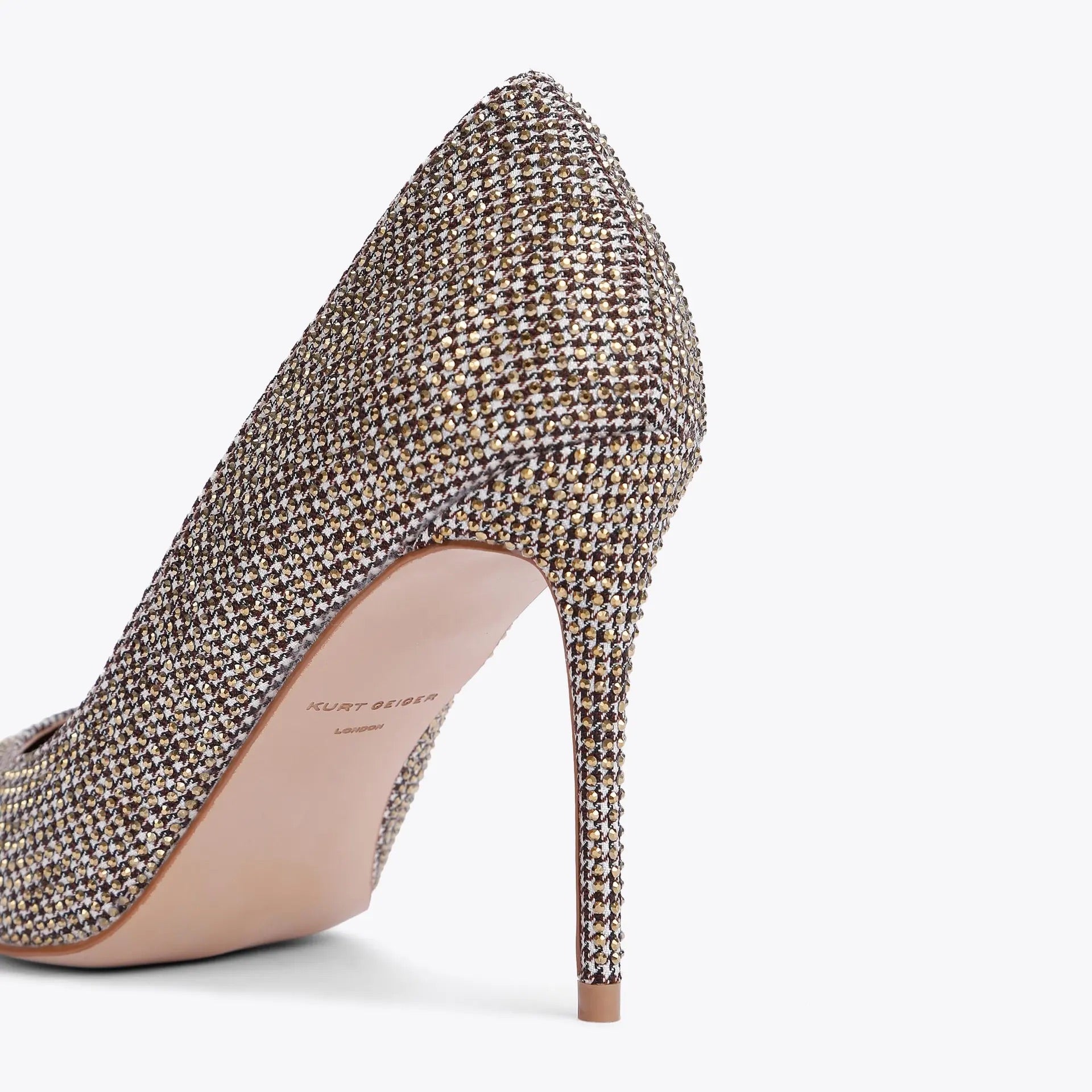 Kurt Geiger Belgravia beige fabric