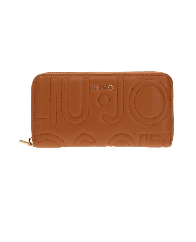 LIU JO MANH - WALLET-bronze caramel