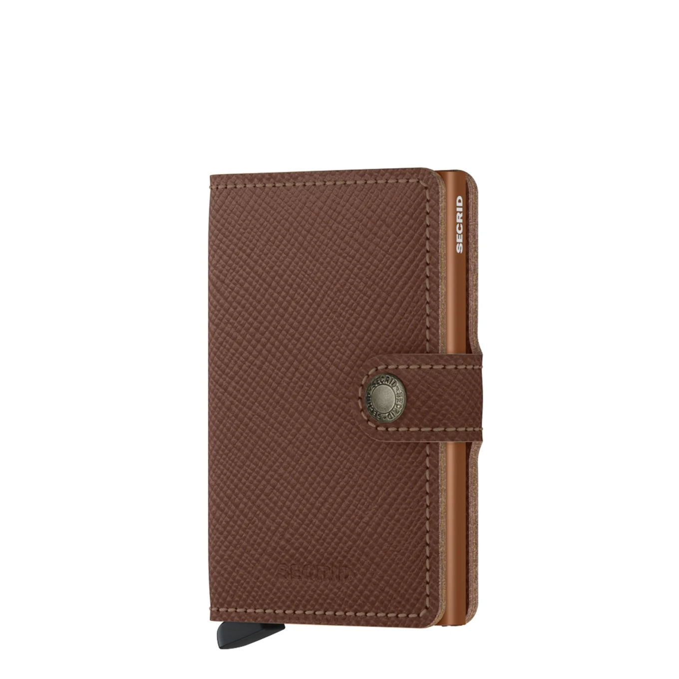 Miniwallet Saffiano caramel