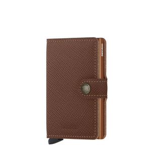 Miniwallet Saffiano caramel