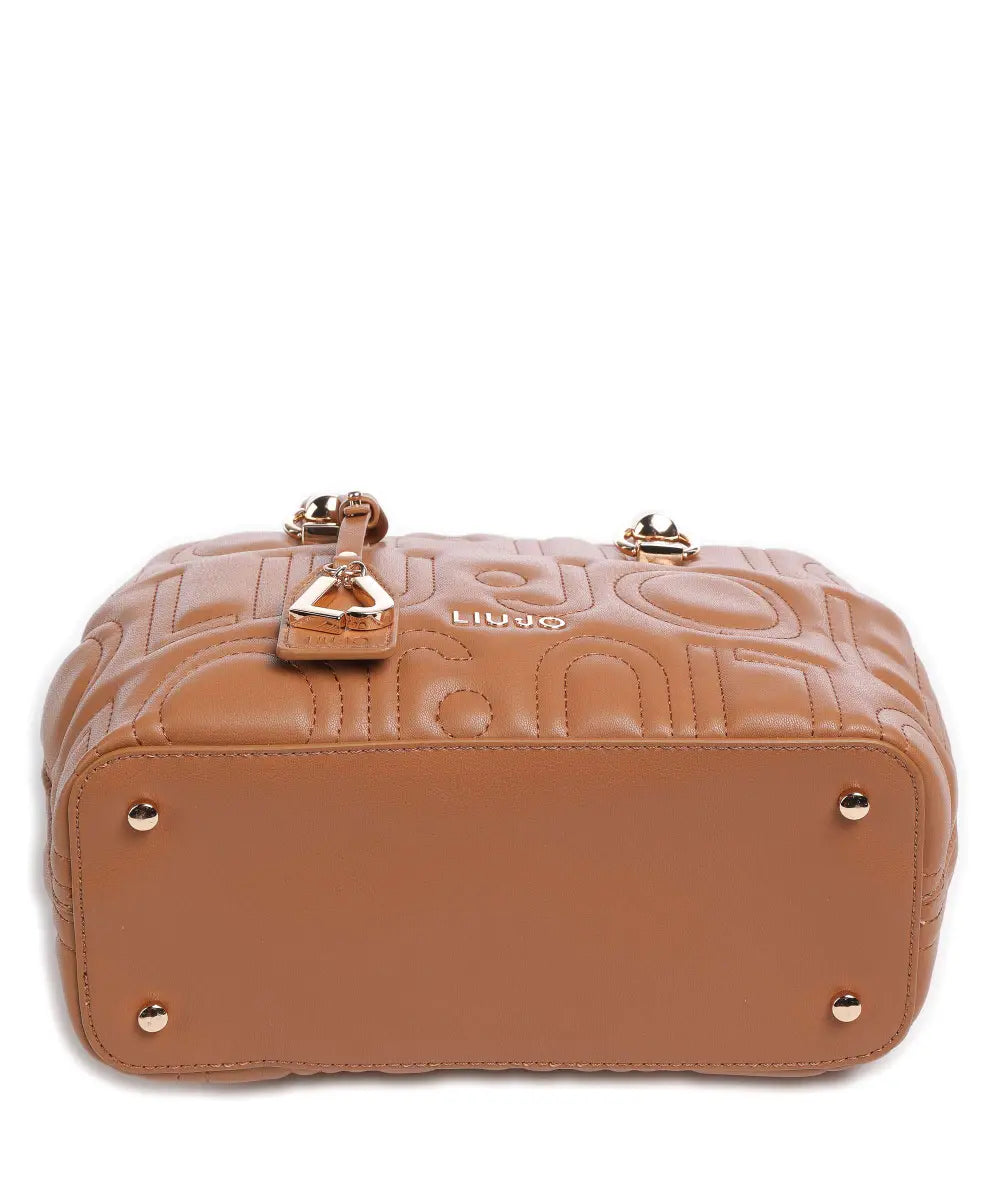 LIU JO MANH - BOSTON BAG m bronze caramel