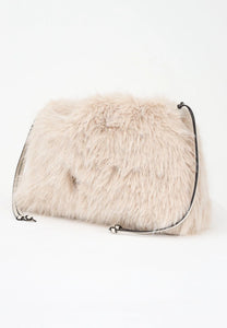 Pinko MAXI CLUTCH ASPEN BEIGE-GRIGIO