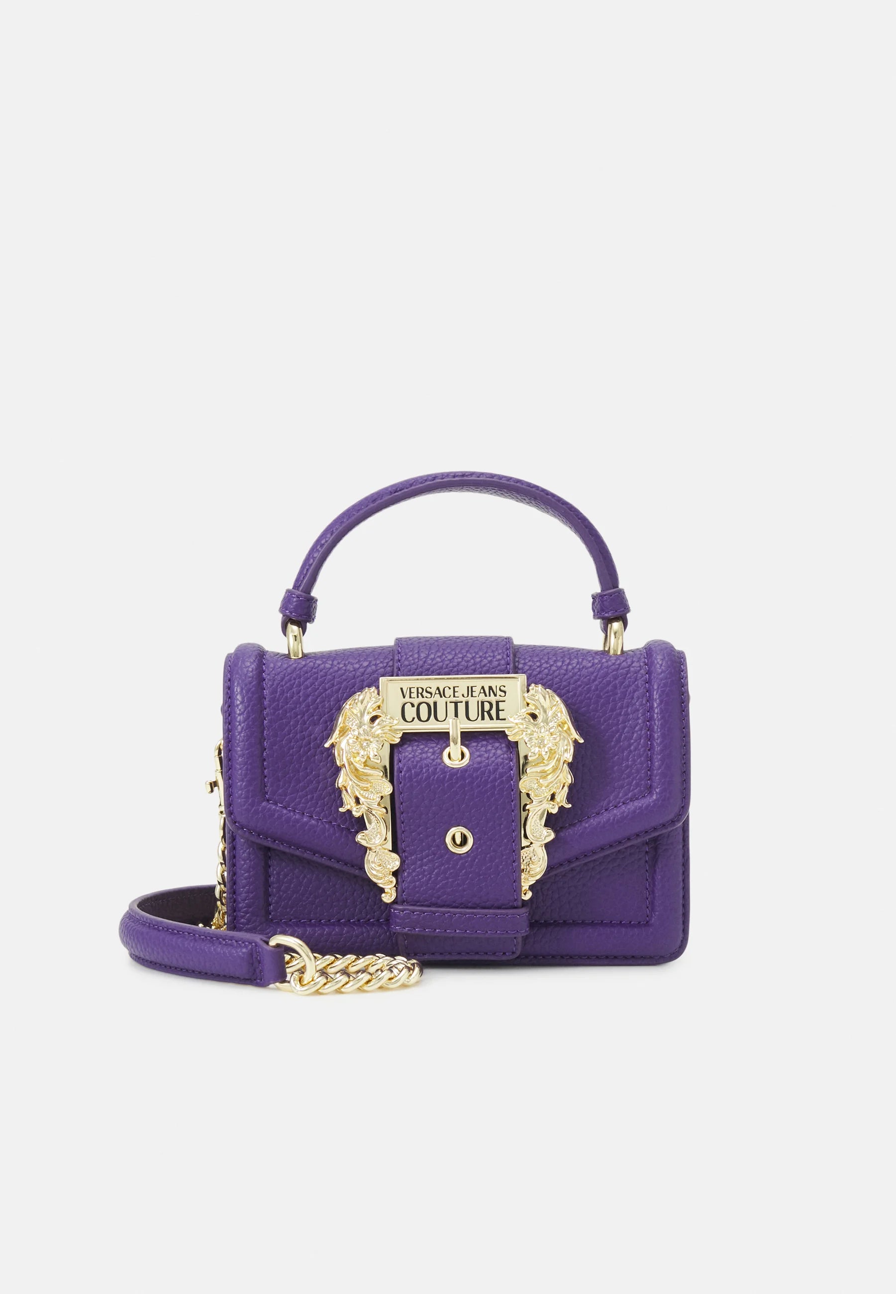 Versace jeans couture crossbody buckle paars