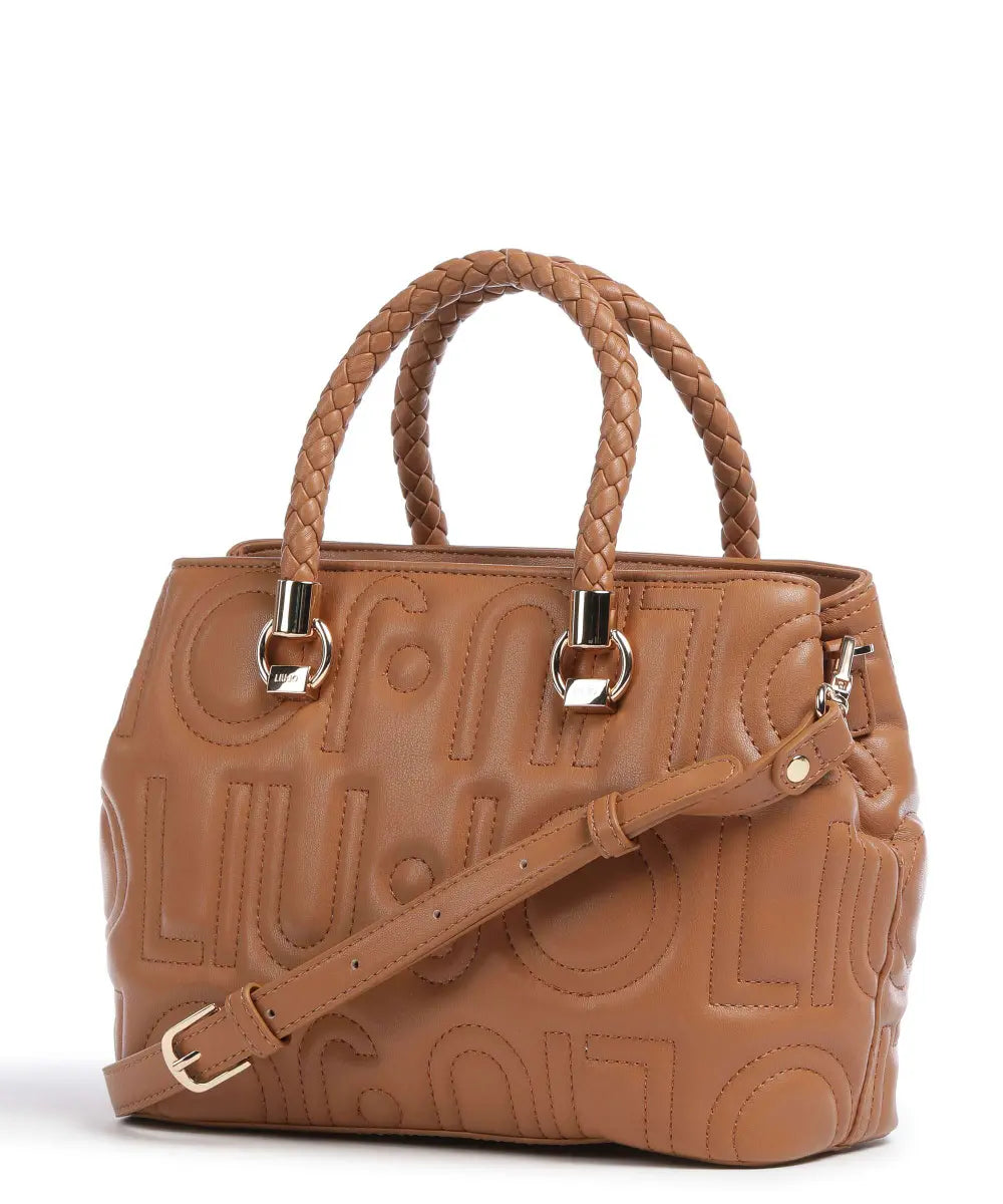 LIU JO MANH - BOSTON BAG m bronze caramel