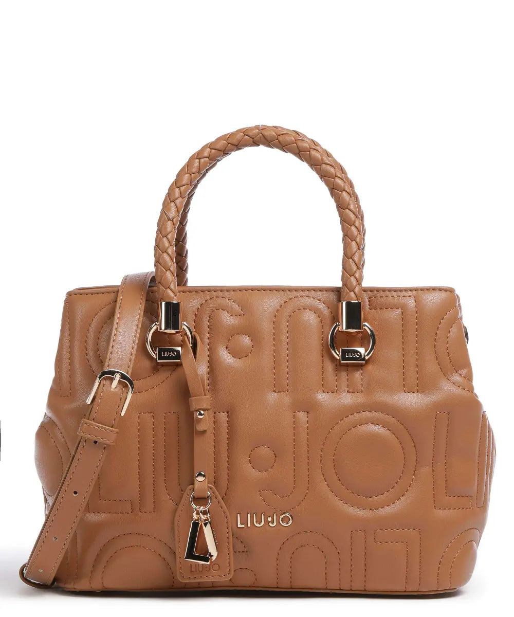 LIU JO MANH - BOSTON BAG m bronze caramel