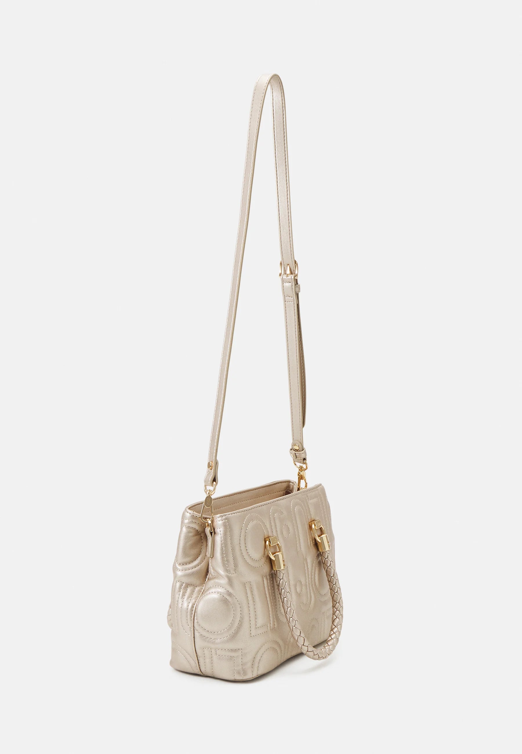 LIU JO MANH - BOSTON BAG-light gold